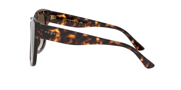 VOGUE-5338S/S W65613 DARK HAVANA(BROWN GRADIENT 54*19, Havana, hi-res 1