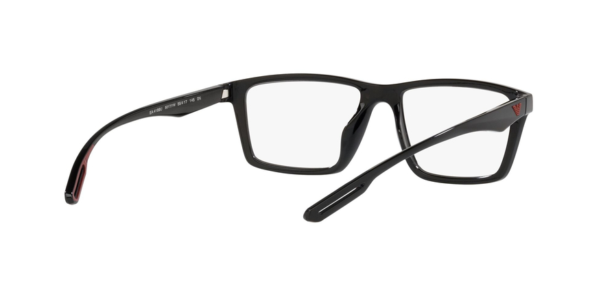 EMPORIO-4189U/S 50171W SHINY BLACK( 2 CLIPS PLEGABLES) 55*17, Negro, hi-res image number 4