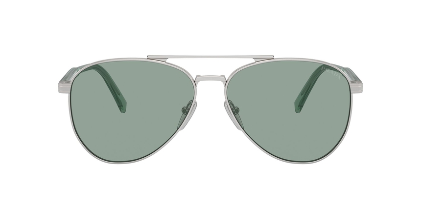 PRADA-A58S/S 1BC10G SILVER/PETROL GREEN 61*14, , hi-res image number 1