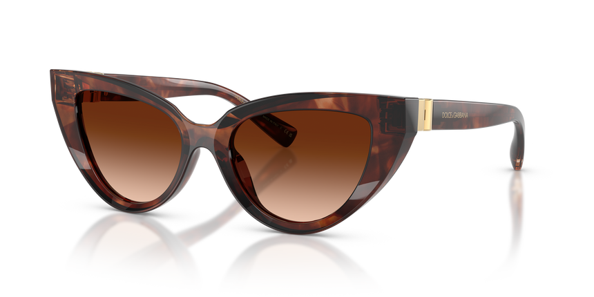 GABBANA-4497/S 322274 DARK RED HAVANA(BROWN GRADIENT 52*18, Burdeos Havana, hi-res image number 0