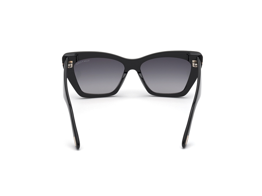 TOMFORD-0871/S 01B shiny black  (gradient smoke 56*15, Negro, hi-res image number 3