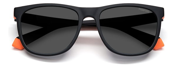 POLAROID-KIDS-8049/S 8LZ*M9 BLACK ORANGE(GREY POLARIZED 49*16, Negro, hi-res 1