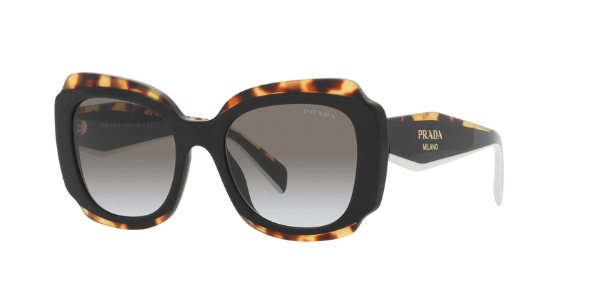 PRADA-16YS/S 01M0A7 BLACK(DARK GREY 52*19, Havana-Negro, hi-res image number 0