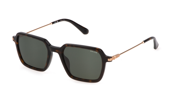 POLICE-L10/S 0722 SHINY DARK HAVANA(GREEN 52*20, Havana, hi-res 0