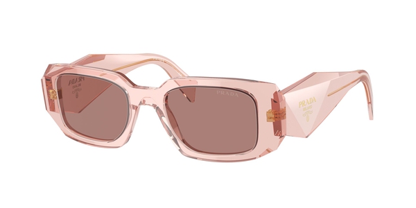 PRADA-17WS/S 19Q10D TRANSPARENT PEACH(LIGHT BROWN 49*20, Peach transparente, hi-res 0