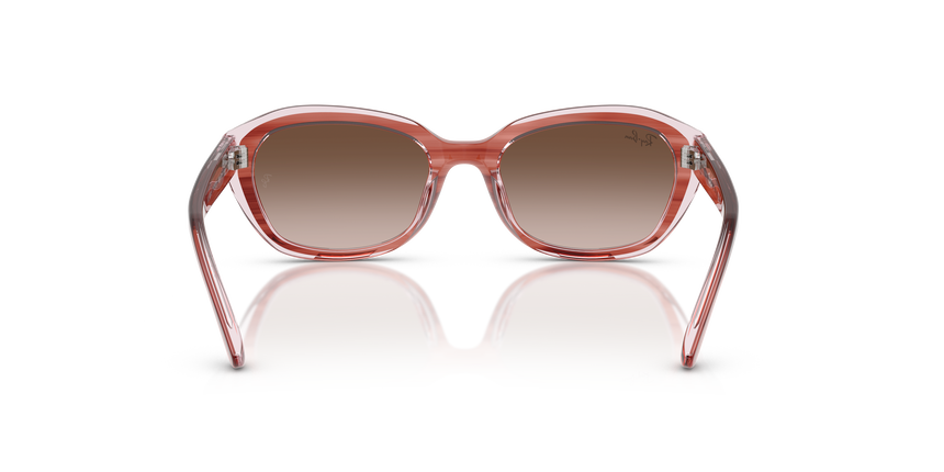 RJ-9081S 717313 STRIPED PINK ON TRANSP PINK(GRADIENT BROWN 48*17, Rosa a rayas | Rosa transparente, hi-res image number 3