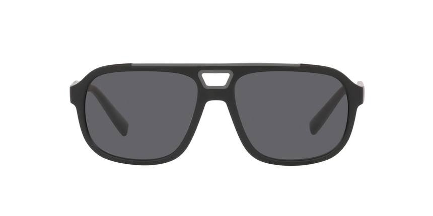 GABBANA-6179/S 252581 MATTE BLACK(POLAR DARK GREY 58*16, Negro, hi-res image number 11