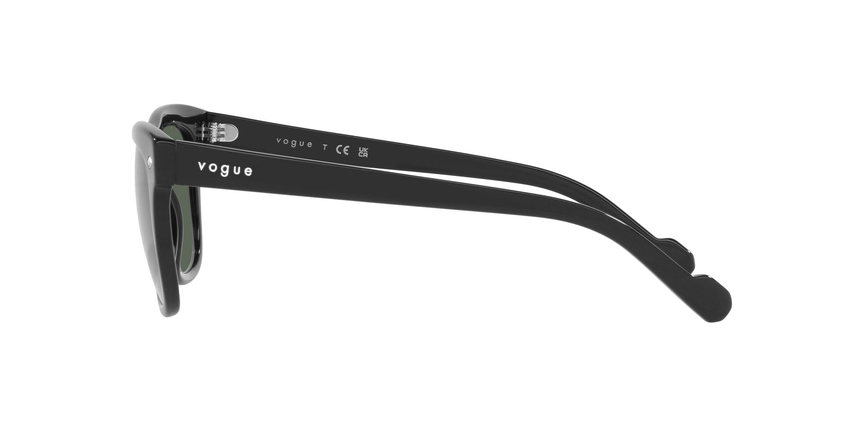 VOGUE-5465/S W44/71 BLACK(DARK GREEN 51*20, Negro, hi-res image number 2