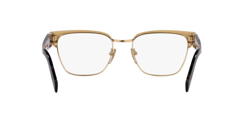 PRADA-65YV/G AAV1O1 BLACK/PALE GOLD 53*18, Negro, hi-res image number 6
