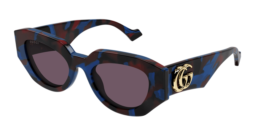 GUCCI-1421S/S 003 HV.RED/BLUE (VIOLET 51*20, Havana Azul | Rojo, hi-res image number 0