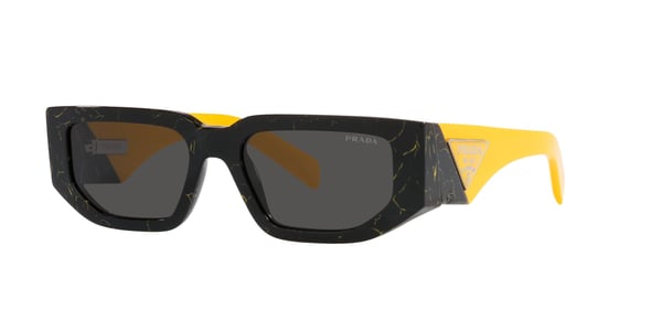 PRADA-09ZS/S 19D5S0 BLACK YELLOW MARBLE(DARK GREY 54*18, Negro/Amarillo, hi-res 0