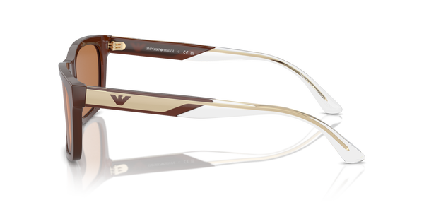 EMPORIO-4224/S 609573 SHINY OPALINE BROWN(BROWN 57*19, Marrón, hi-res 2