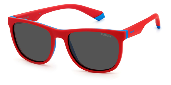 POLAROID-KIDS-8049/S 4E3*M9 RED BLUE(GREY POLARIZED 49*16, Rojo, hi-res 0