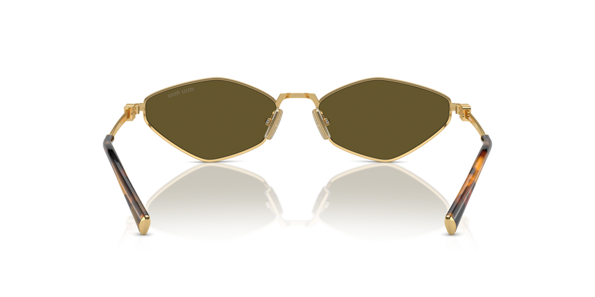 MIUMIU-56ZS/S 5AK/09Z GOLD (BROWN 56*17, Dorado, hi-res image number 2