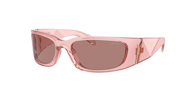 PRADA-A14S/S 19Q10D TRANSPARENT PEACH/LIGHT BROWN 60*18, Melocotón transparente, hi-res 0