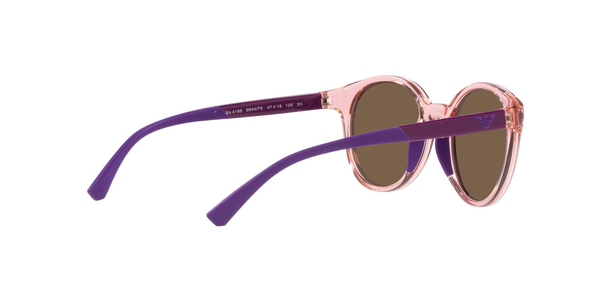 EMPORIO-KIDS-4185/S 554473 TRANSPARENT PINK(DARK BROWN 47*18, Rosa, hi-res 4