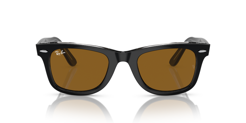 RB-2140 129433 BLACK (BROWN 54*18, Negro sobre transparente, hi-res image number 1
