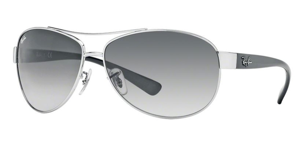 RB-3386 003/8G*3N PLATA/NEGRO (GRIS DEGRD.) 63*13, Plata, hi-res 0
