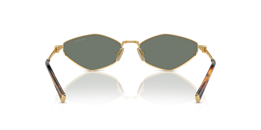 MIUMIU- 56ZS/S 5AK04M GOLD(GREEN MIRROR INTERNAL SILVER 56*17, Dorado, hi-res image number 3