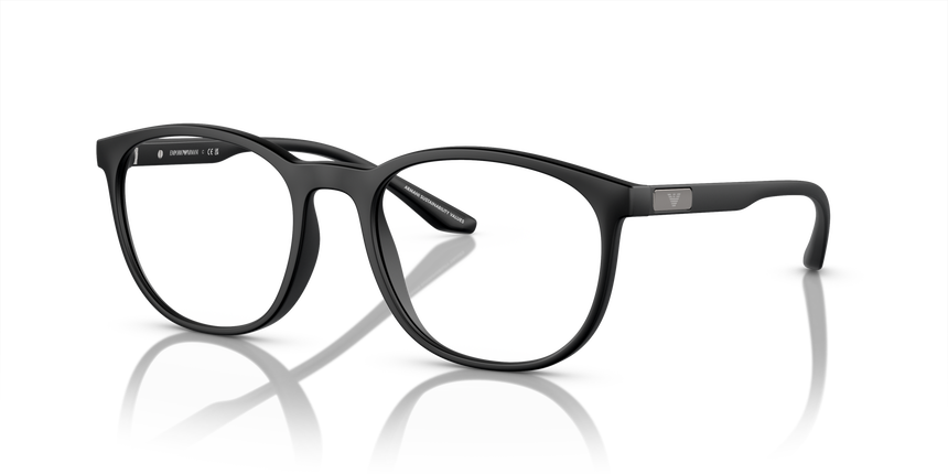 EMPORIO-3229/G 5001 MATTE BLACK 53*19, , hi-res image number 0