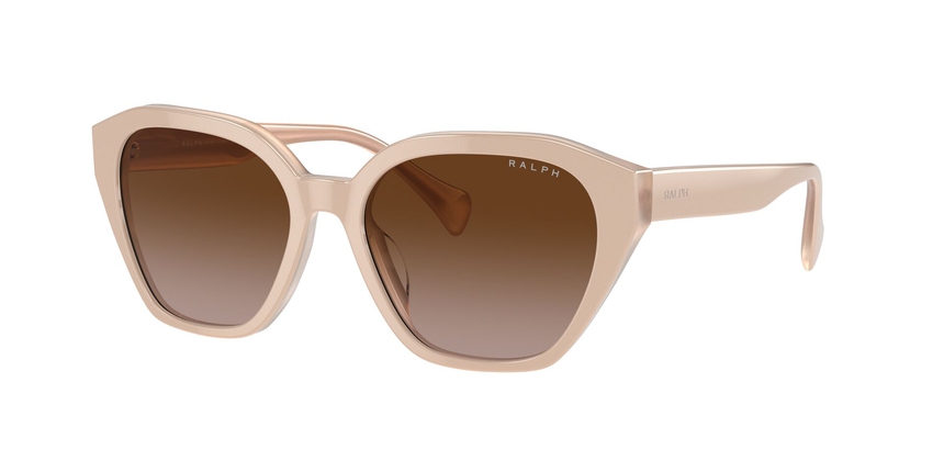 RALPH-5315U/S 606313 SHINY BEIGE ON MILKY BEIGE/GRADIENT BROWN 54*17, Beige, hi-res image number 0