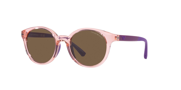 EMPORIO-KIDS-4185/S 554473 TRANSPARENT PINK(DARK BROWN 47*18, Rosa, hi-res 0