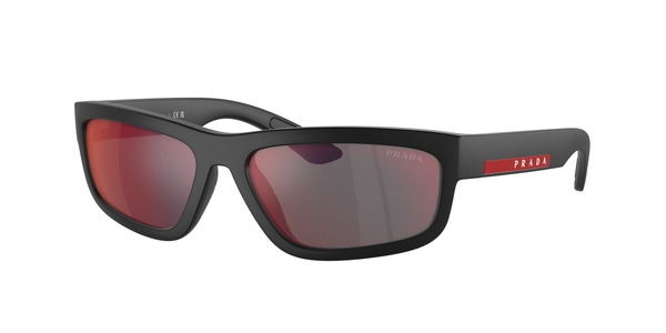 PRADA-SPORT-05ZS/S DG008F BLACK RUBBERED(DARK GREY MIRROR BLUE/RED 59*17, Negro, hi-res 0