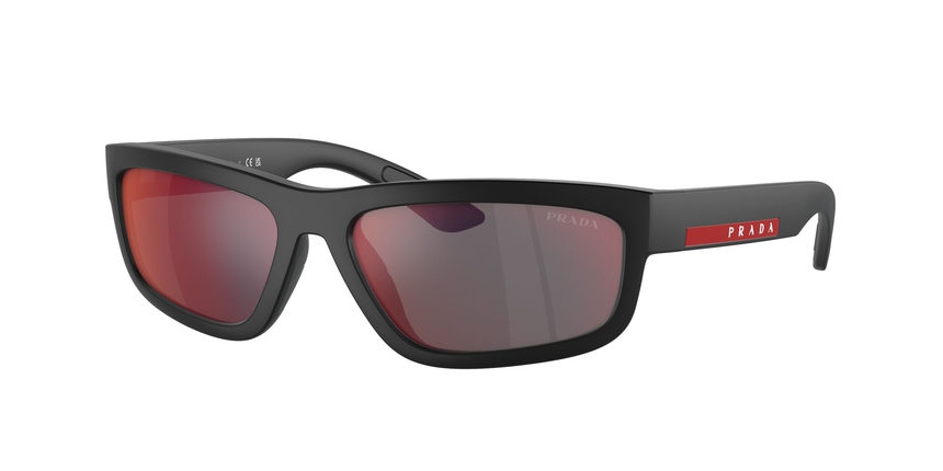 PRADA-SPORT-05ZS/S DG008F BLACK RUBBERED(DARK GREY MIRROR BLUE/RED 59*17, Negro, hi-res image number 0