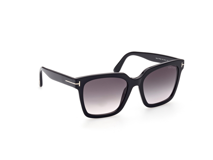 TOMFORD-0952/S 01B shiny black  (gradient smoke 55*19, Negro, hi-res image number 5