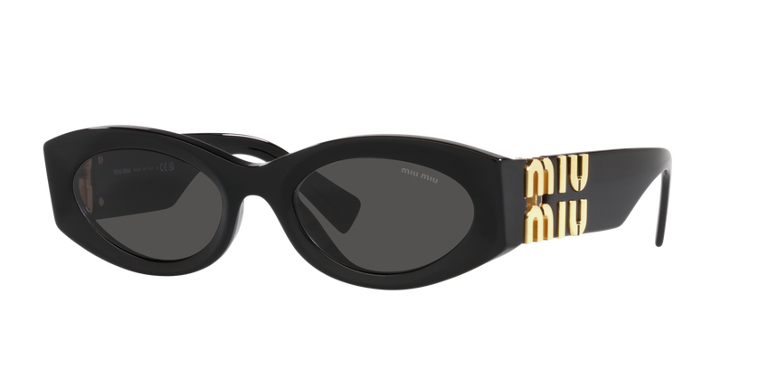 MIUMIU-11W/S 1AB5S0 NEGRA/NEGRA ORO 54*21, Negro, hi-res image number 0