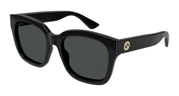 GUCCI-1338/S 001 BLCK BLACK SMOKE 54*19, Negro, hi-res 0