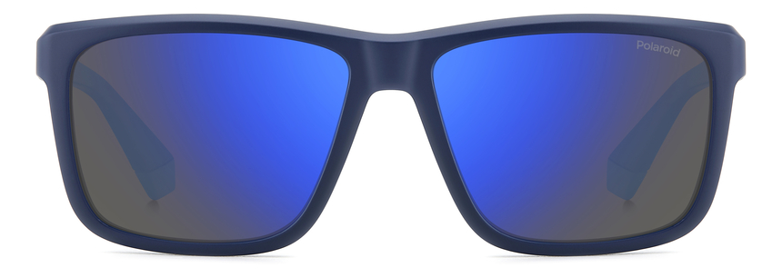 POLAROID-2164/S FLL*5X MATTE BLUE(BLUE MIRROR POLARIZED 58*15, Azul mate, hi-res image number 1