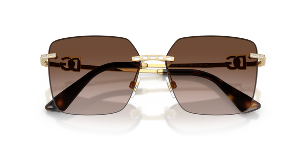 GABBANA-2332B/S 02/13 GOLD(GRADIENT BROWN 59*15, , hi-res 4