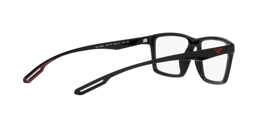 EMPORIO-4189U/S 50171W SHINY BLACK( 2 CLIPS PLEGABLES) 55*17, Negro, hi-res image number 5