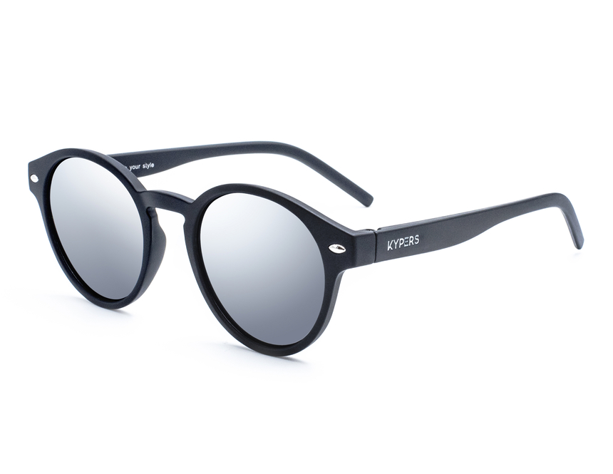 KYPERS-MANHATTAN/S MAH007 MATT BLACK W/SILVER REVO 49*22, Negro, hi-res image number 0