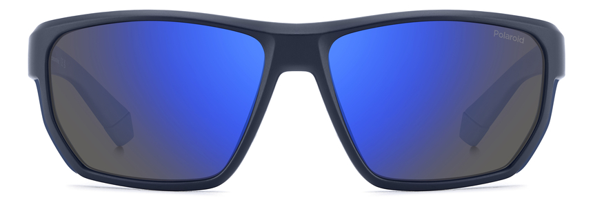 POLAROID-7057/S FLL*5X MATTE BLUE(BLUE MIRROR POLARIZED 60*15, Azul mate, hi-res image number 1