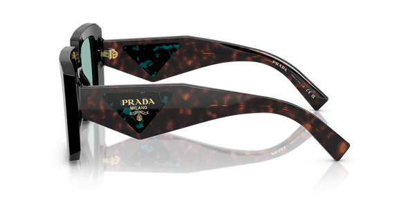 PRADA-23YS/S 26B-40K NEGRA/HABANA(VERDE) 51*19, Negro, hi-res 2