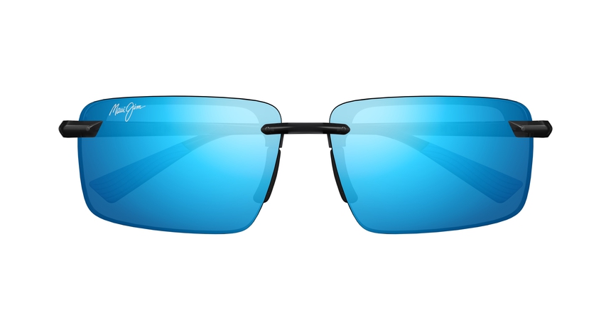 MAUI-JIM-LAULIMA/S B626-14 SHINY TRANS DARK GREY (BLUE 61*14, Gris, hi-res image number 1