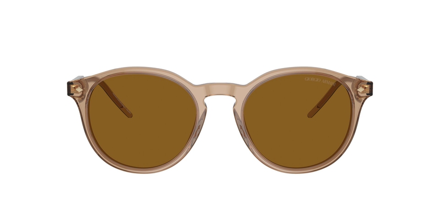 ARMANI-8211/S 607233 TRASPARENT BROWN(BROWN 52*20, , hi-res image number 1