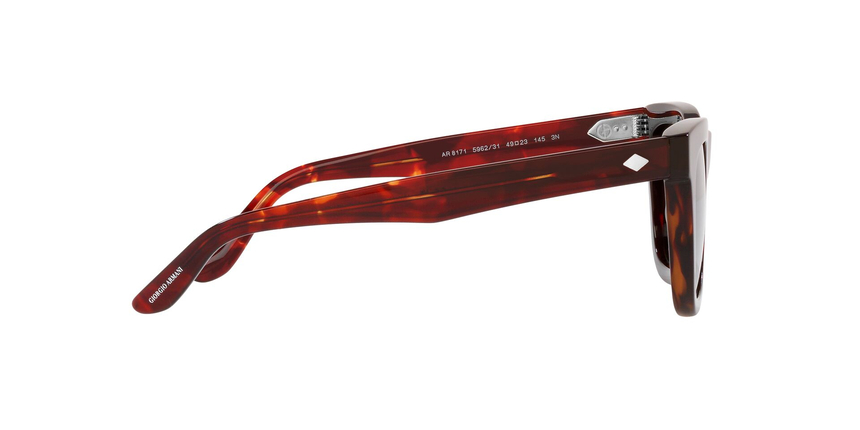 ARMANI-8171/S 596231 RED HAVANA(GREEN 49*23, Rojo, hi-res image number 3