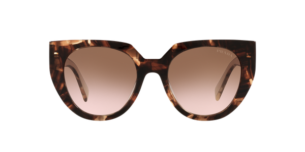 PRADA-14WS/S 01R0A6 CARAMEL TORTOISE/POWDER(BROWN GRADIENT 52*20, Havana, hi-res 3