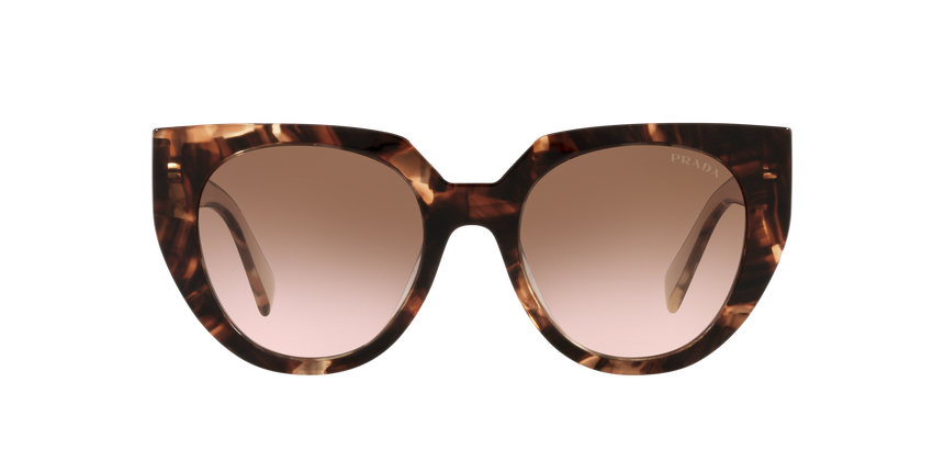 PRADA-14WS/S 01R0A6 CARAMEL TORTOISE/POWDER(BROWN GRADIENT 52*20, Havana, hi-res image number 3