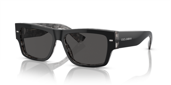 GABBANA-4451/S 340387 BLACK ON GREY HAVANA(DARK GREY 55*15, Negro | Gris Havana, hi-res 0