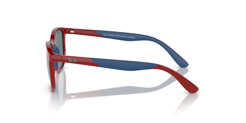 RJ-9077S 71606G RED ON RUBBER BLUE (GREY MIRROR BLACK) 49*16, Rojo | Azul, hi-res image number 2