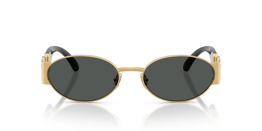 VERSACE-2299/S 100287 GOLD(DARK GREY 56*18, , hi-res image number 1