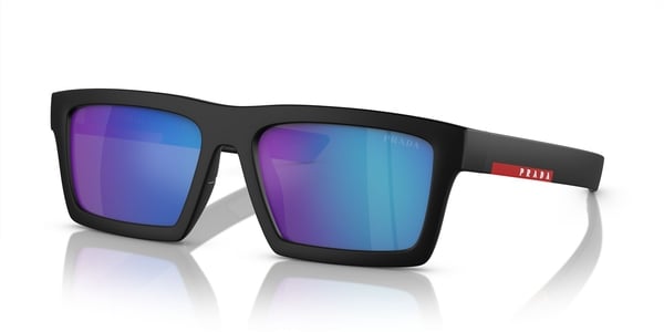 PRADA-SPORT-02ZSU/S 1BO08R MATTE BLACK(LIGHT GREEN MIRROR BLUE 55*18, Negro mate, hi-res 0