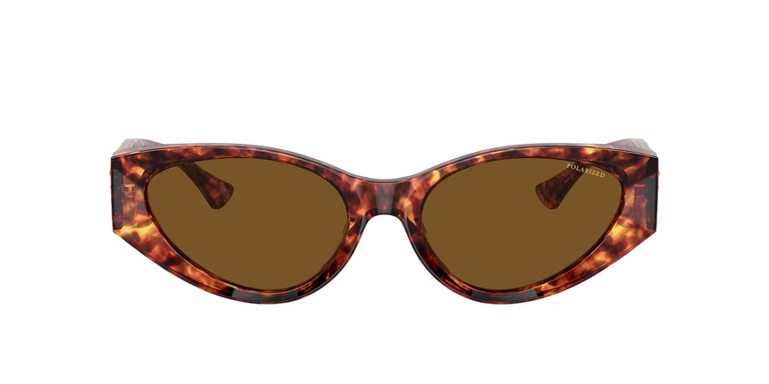 VERSACE-4454/S 543783 HAVANA(DARK BROWN POLAR 55*18, Havana, hi-res image number 1