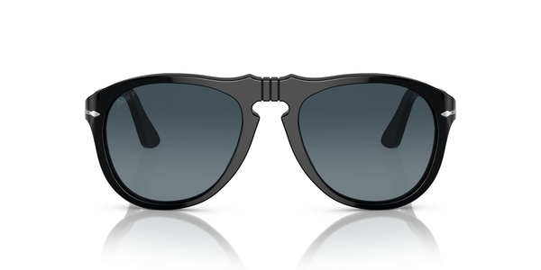 PERSOL-0649/S 95/S3 BLACK/LIGHT BLUE GRADIENT DARK BLUE 54*20, Negro, hi-res 1