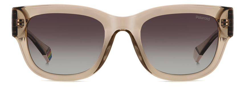 POLAROID-6213/S/X/S 10A*LA BEIGE(BROWN SHADED POLARIZED 51*21, Beige, hi-res image number 1