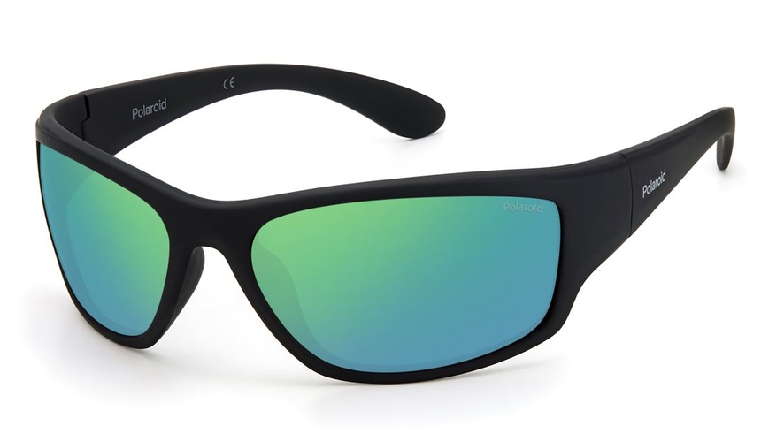 POLAROID-7005/S 3OL*5Z MATTE BLACK GREEN(GREY MULTILAYER GREEN POL 63*17, Negro, hi-res image number 0